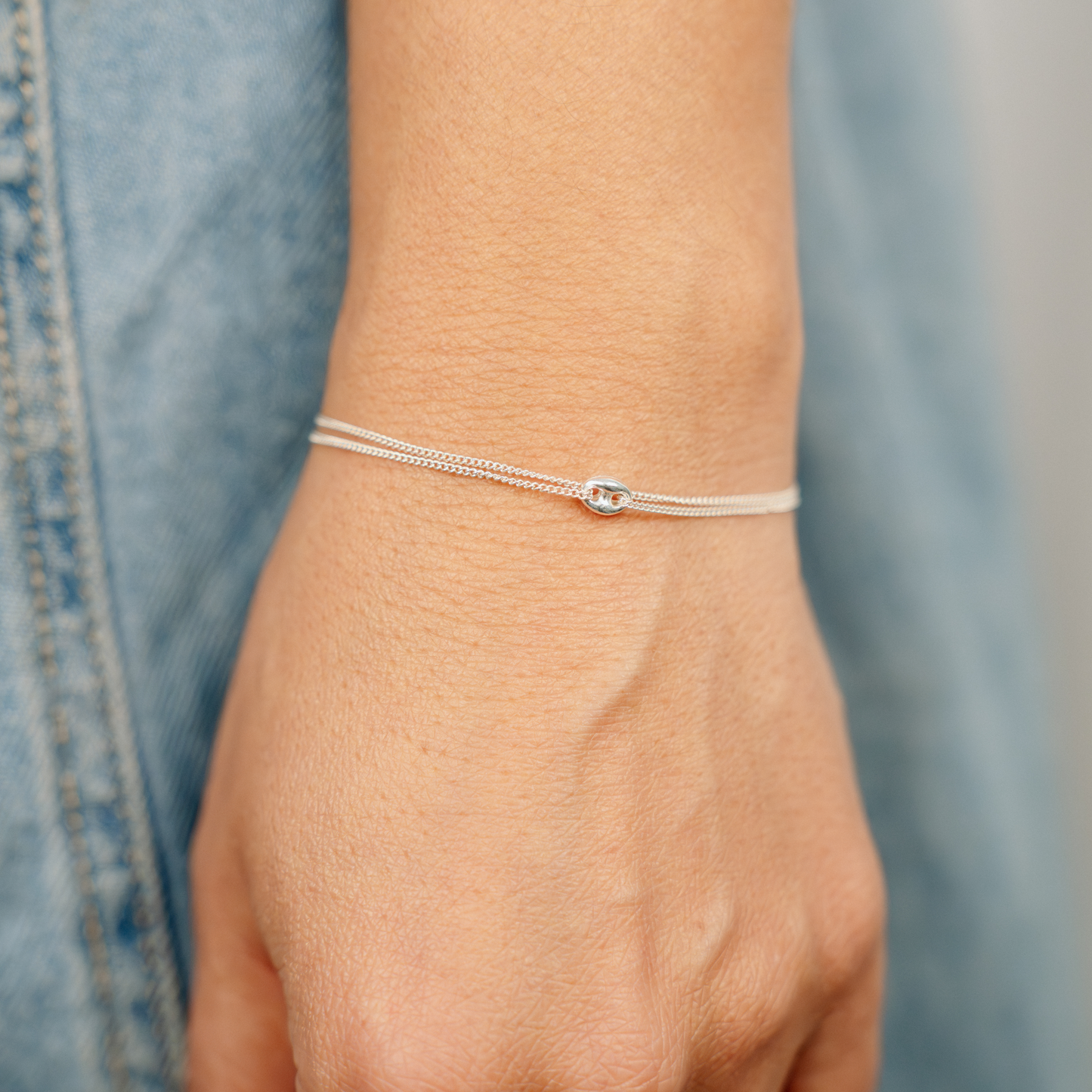 Mariner Mini Chain Bracelet (Silver)