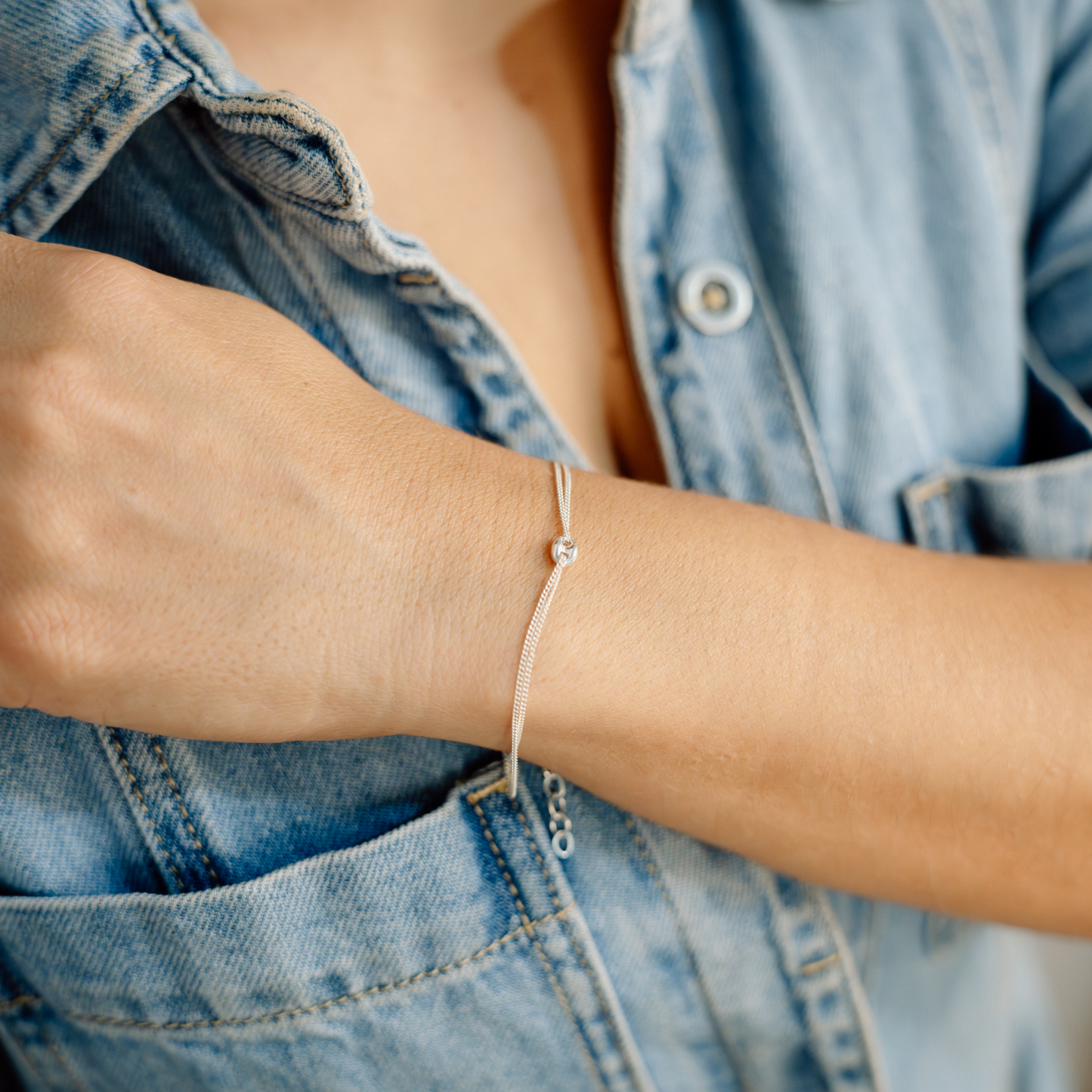 Mariner Mini Chain Bracelet (Silver)