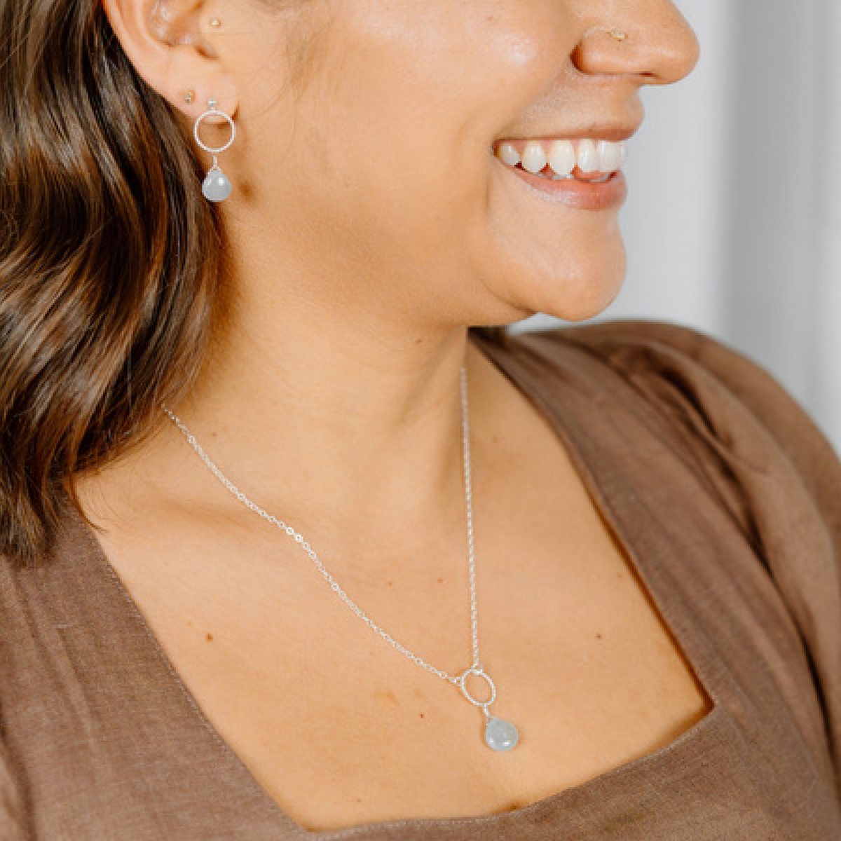 Misty Morning Necklace (Silver)
