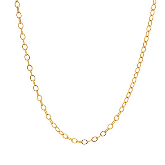 Oval Link Chain Necklace