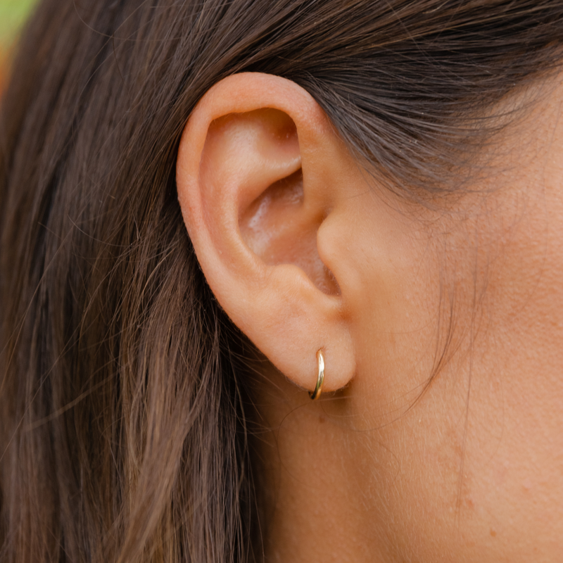 Plain Jane Hoops Earrings - XS