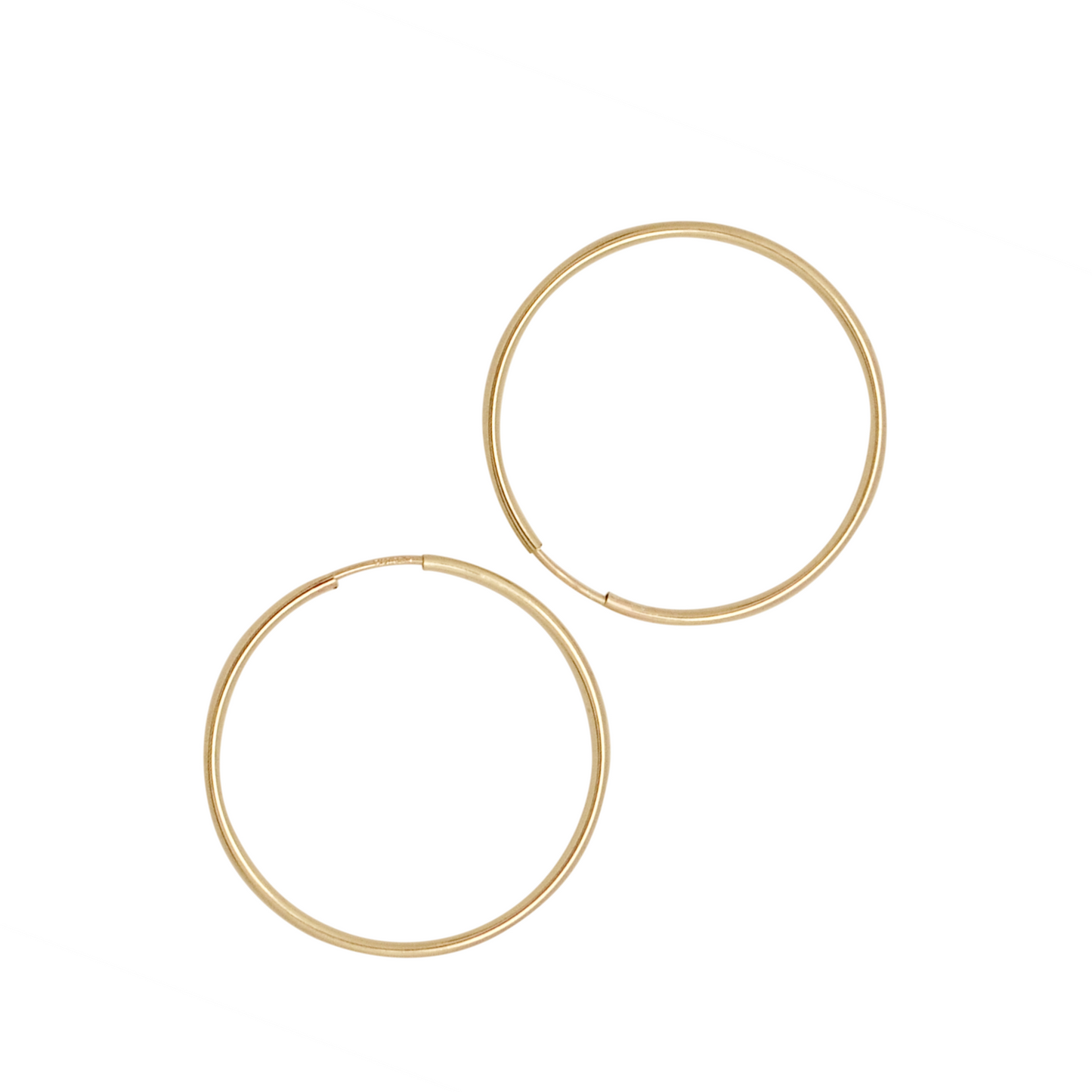 Plain Jane Hoop Earrings - Medium