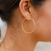 Plain Jane Hoop Earrings - Large