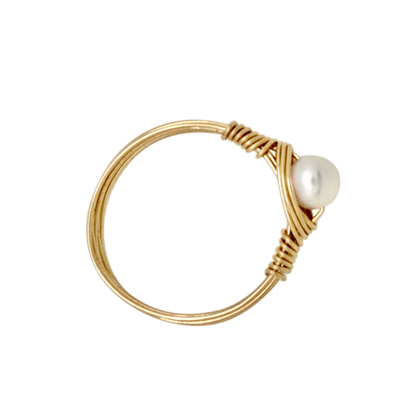 Posh Ring - White Pearl