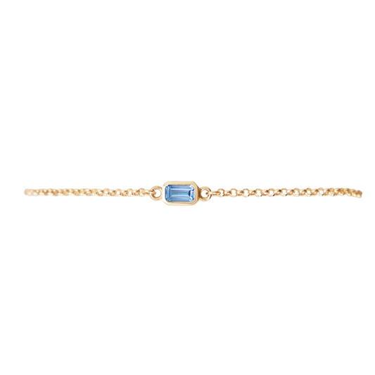 Precious Gem Bracelet - Aquamarine
