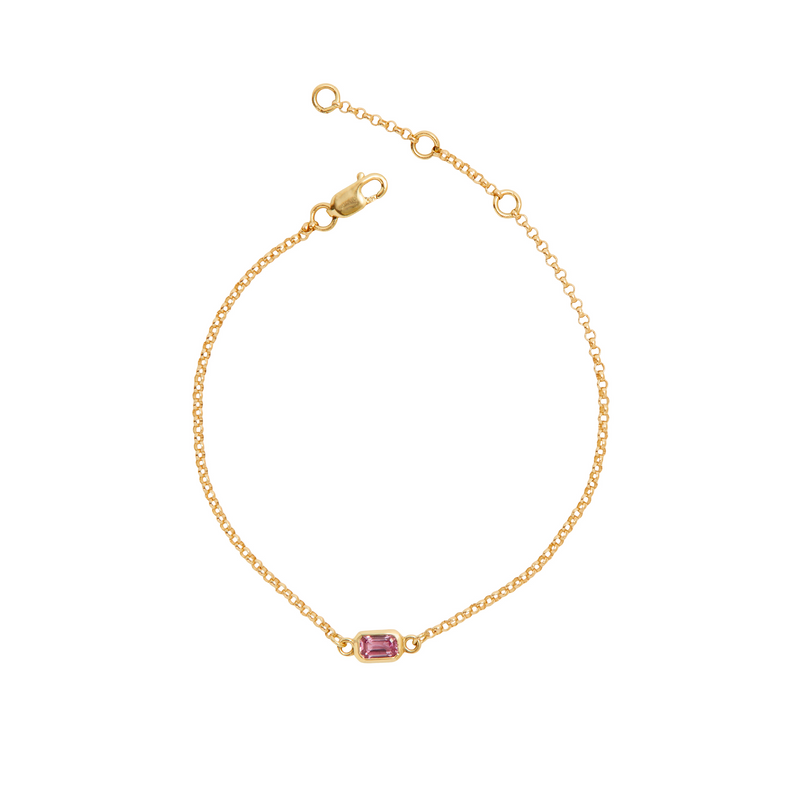 Precious Gem Bracelet - Pink Sapphire