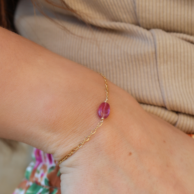 Raspberry Ruby Bracelet