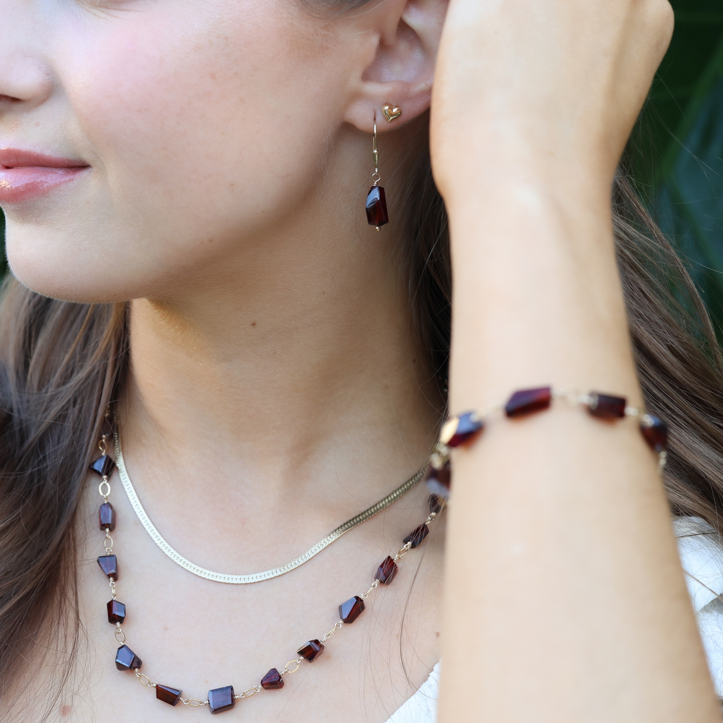 Red Velvet Earrings