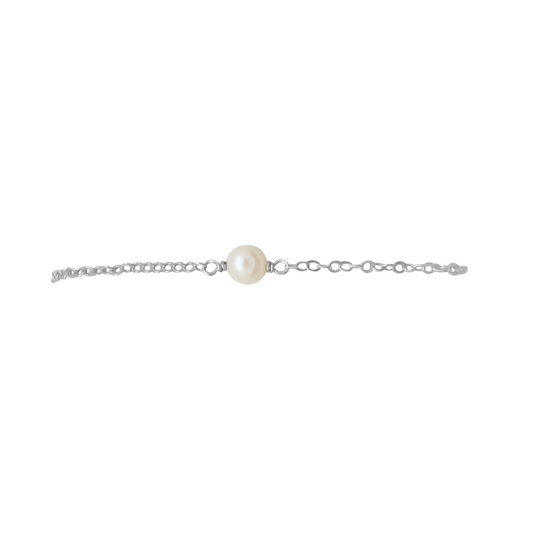 Simp Bracelet - White Pearl (Silver)