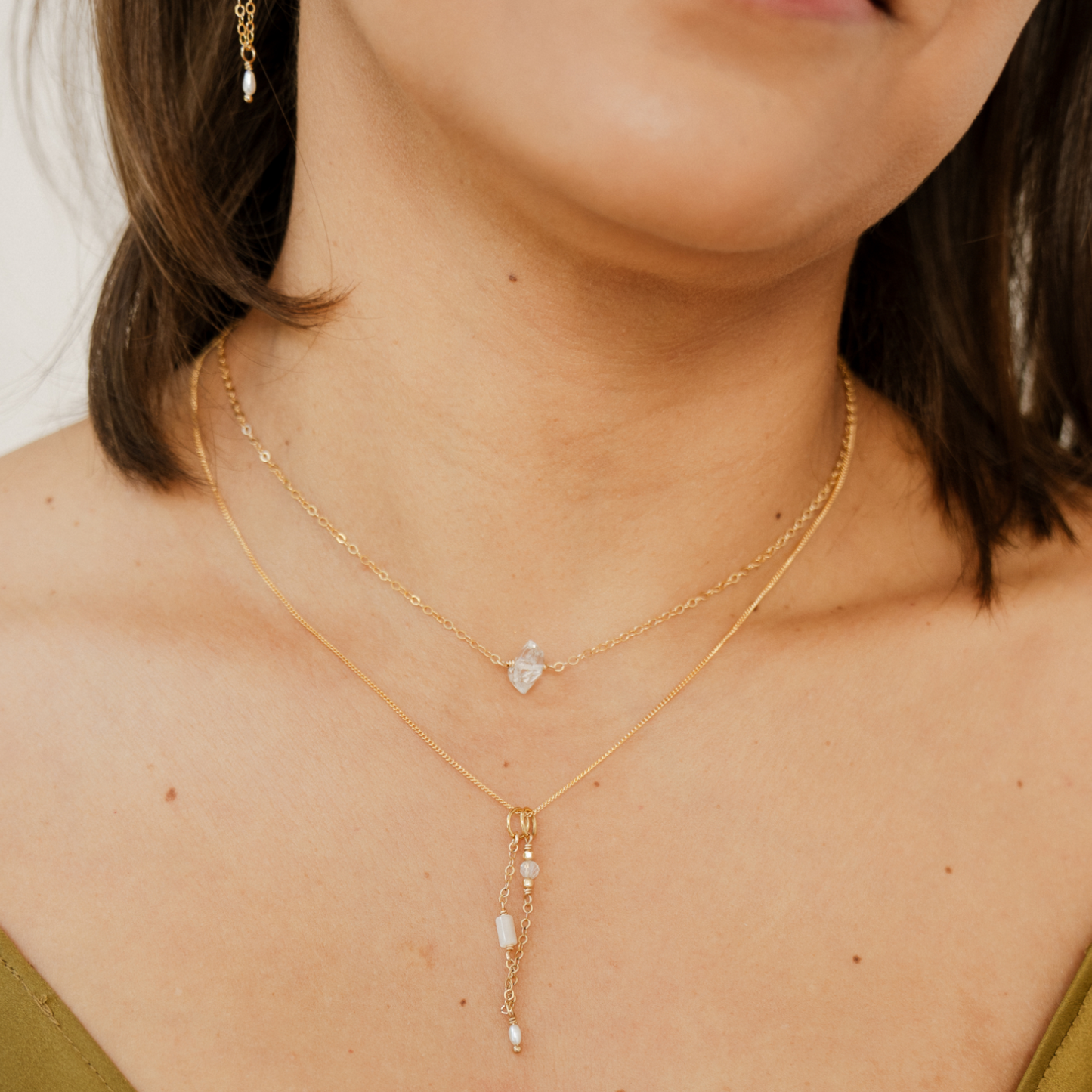 Simp Necklace - Herkimer Diamond