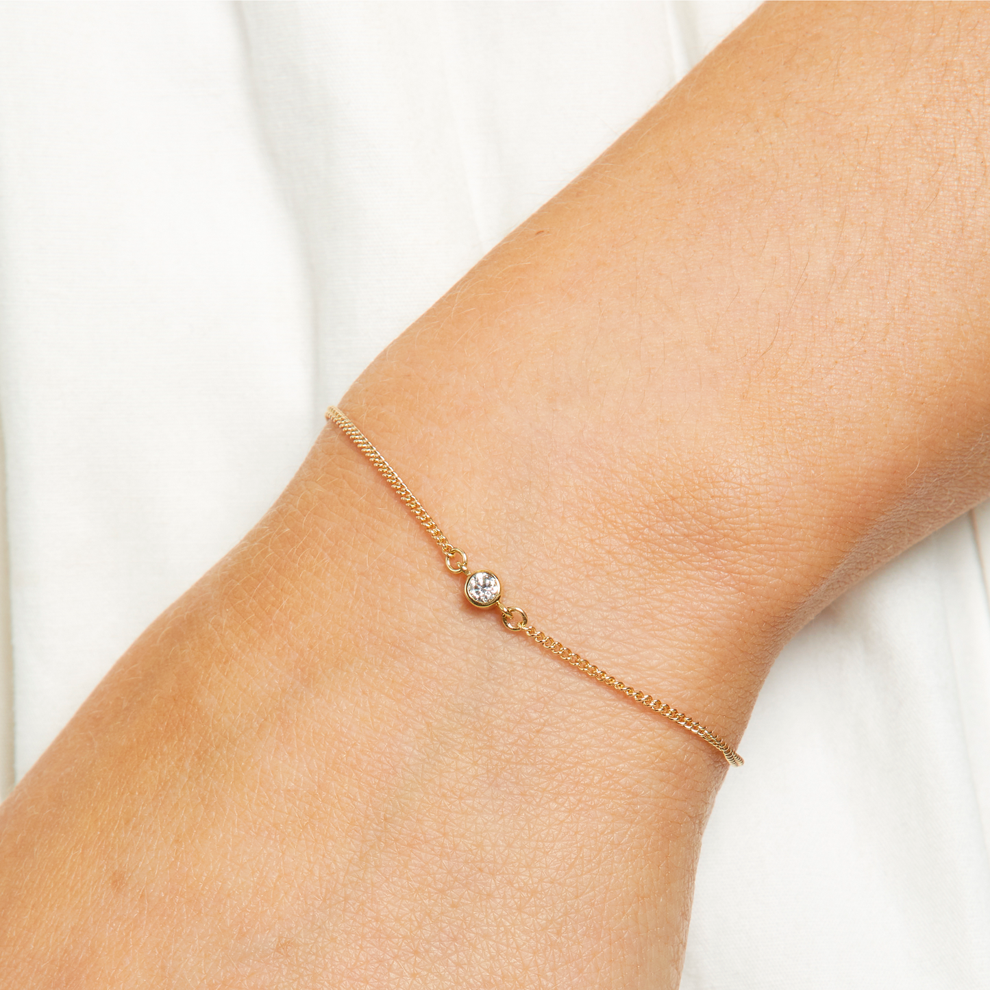 Solitaire Diamond Bracelet