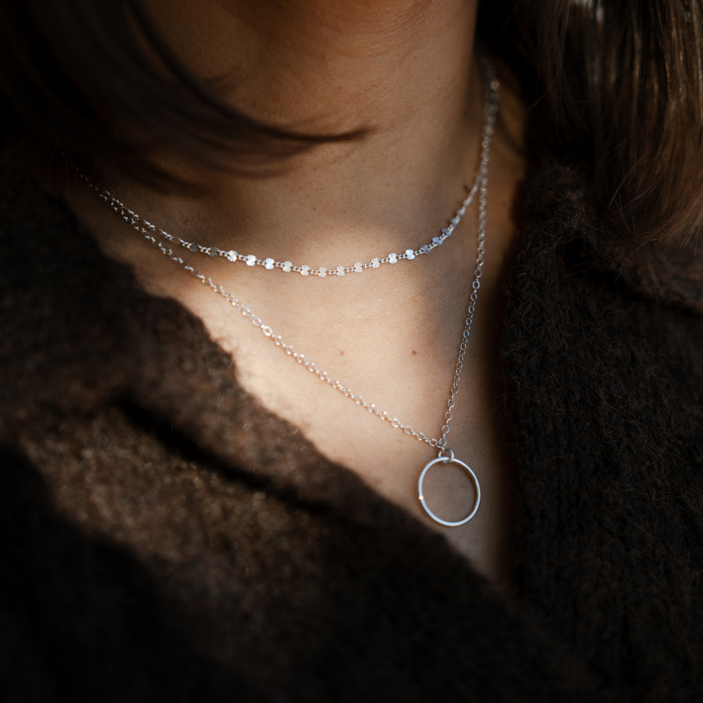 Sunburst Necklace (Silver)