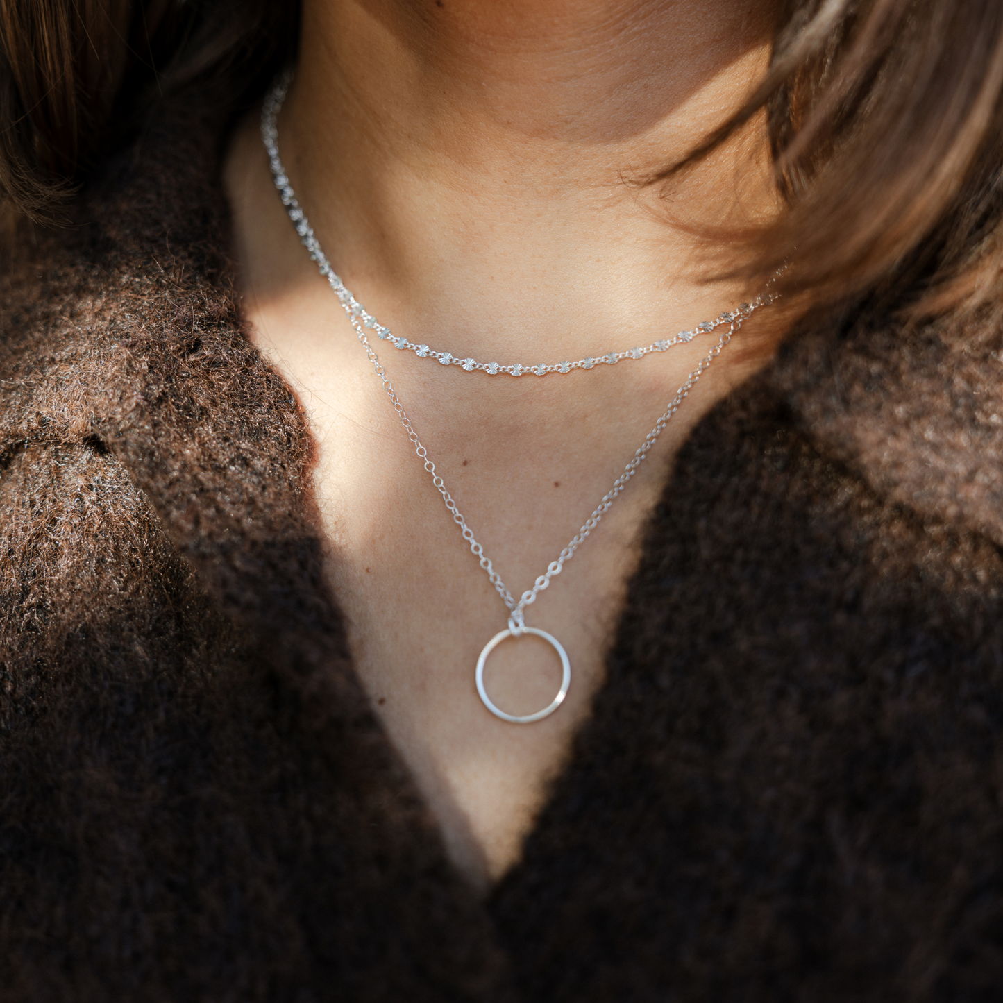 Sunburst Necklace (Silver)