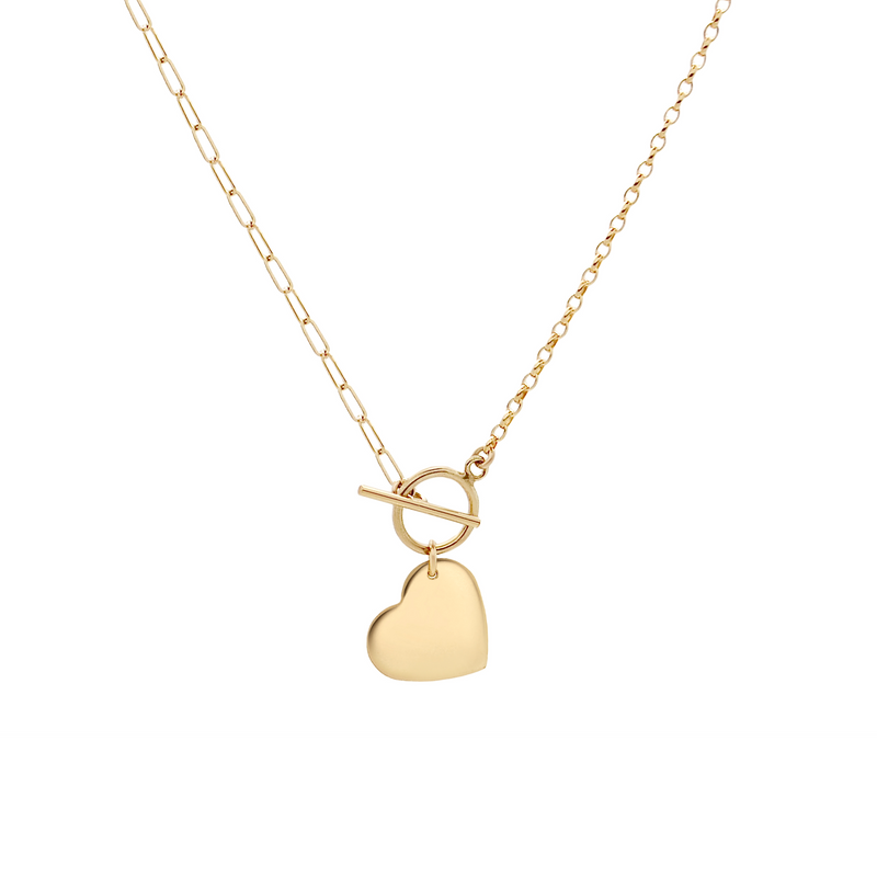 Kit Heath Desire Love Duet Heart T-Bar Sterling Silver Necklace | Kit Heath  Jewellery