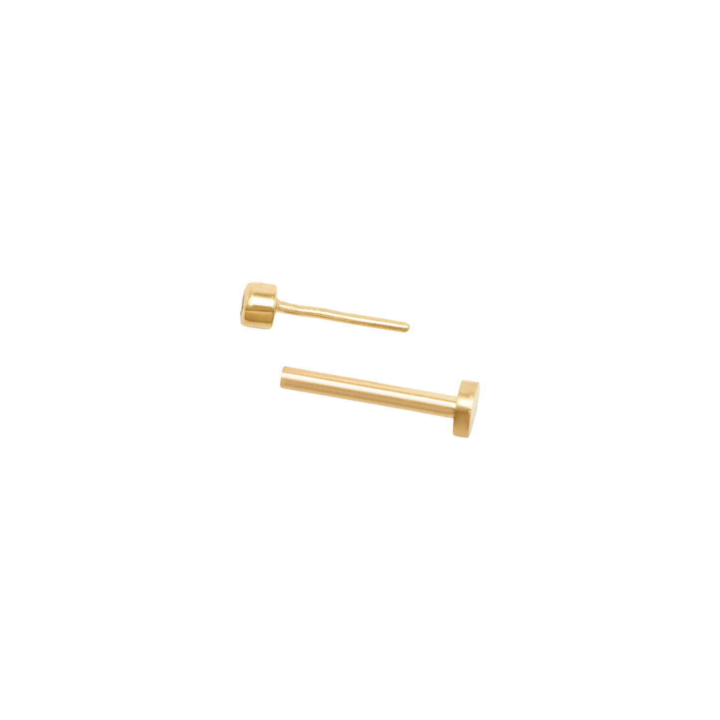 Tiny Diamond Flat Back Stud - Single