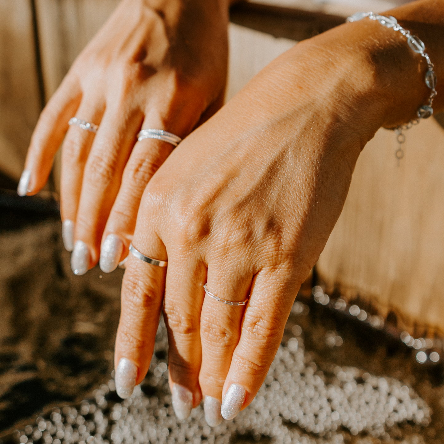 Venetian Chain Ring (Silver)