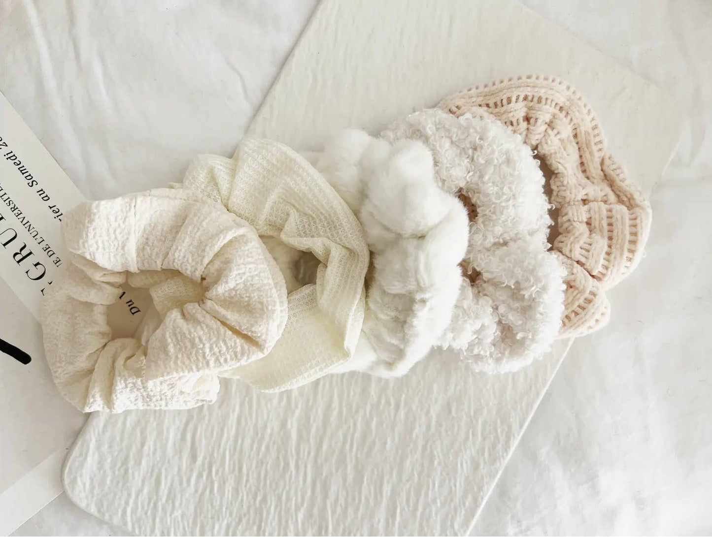 Scrunchie Set - Ivory