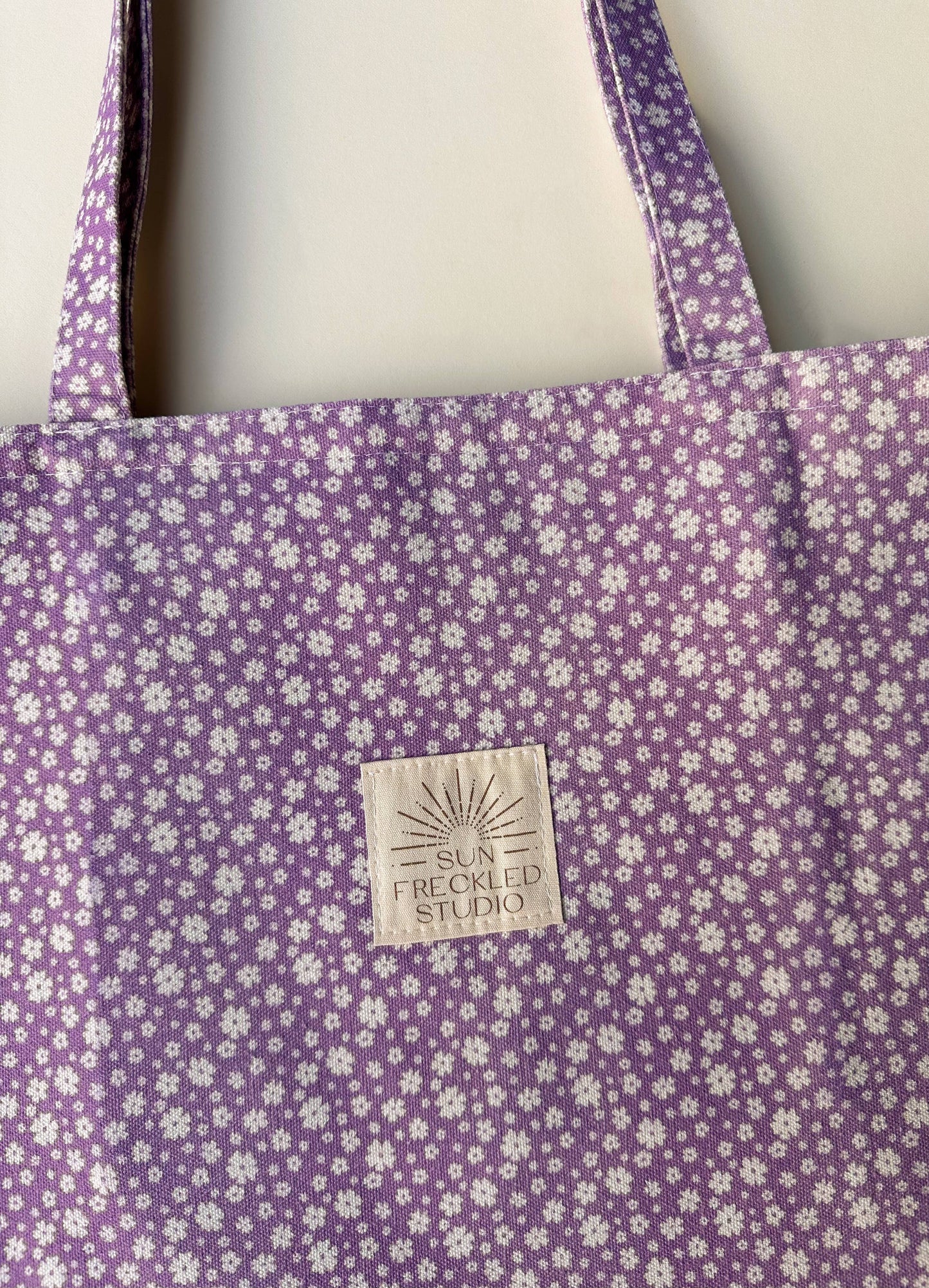 Sugar Plum Tote Bag: Wide