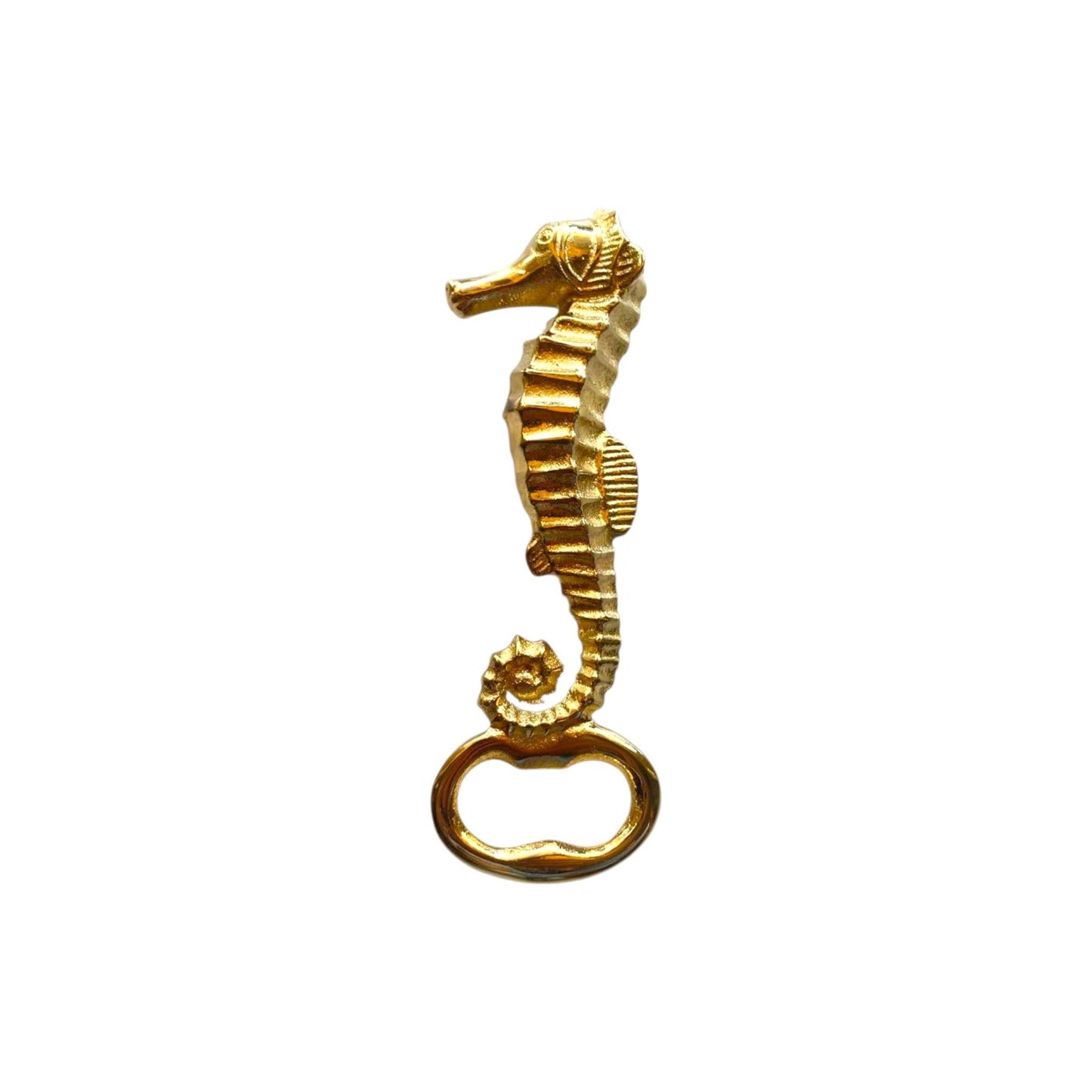 Brass Bottle Opener-Seahorse
