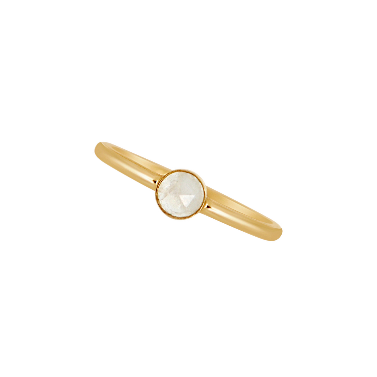 Classic Jewel Ring - Rainbow Moonstone