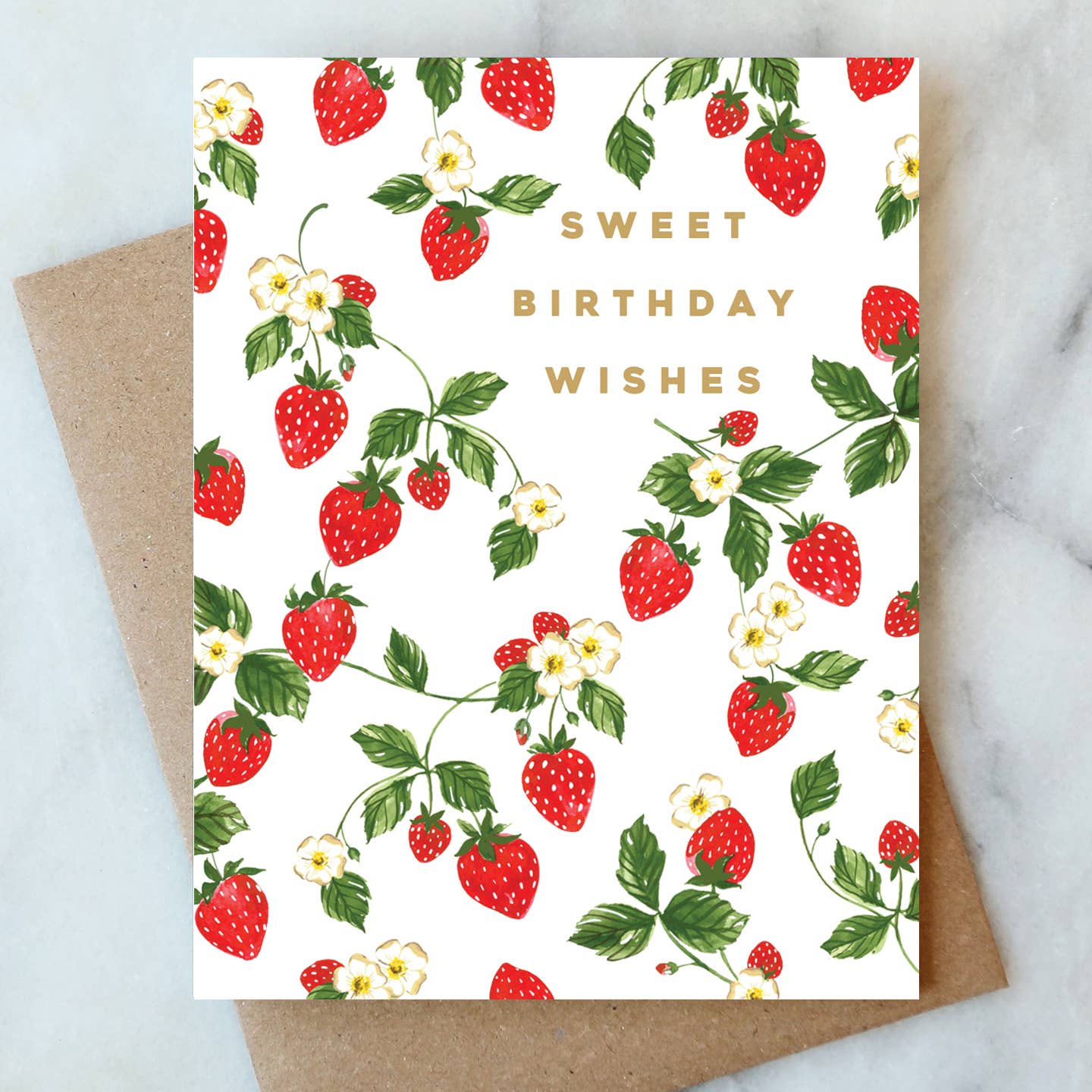 Strawberry Birthday Card