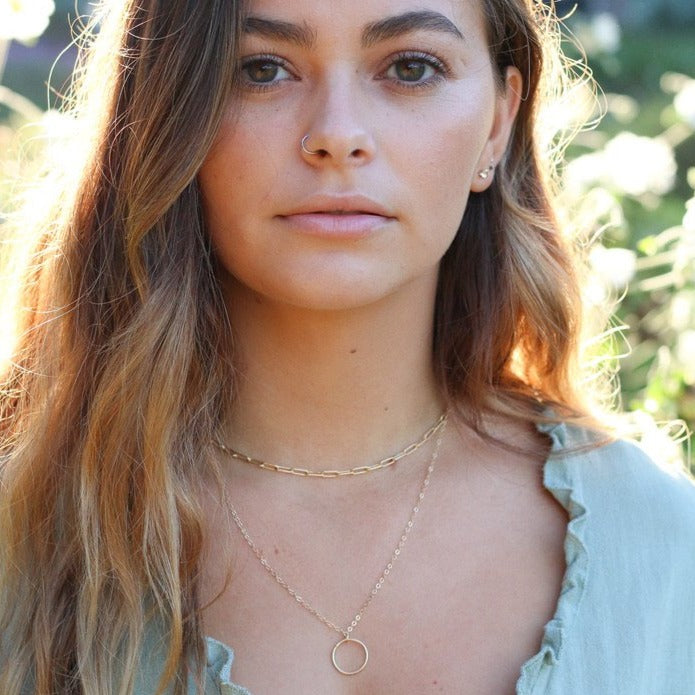 Paperclip Chain Necklace - Medium