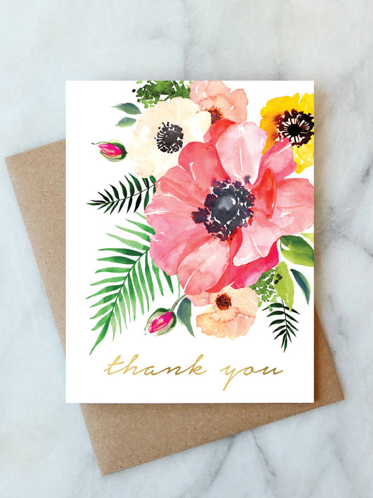 Bouquet	Thank You Card