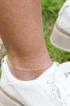 Paperclip Chain Anklet