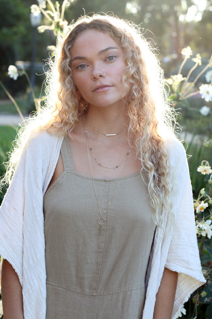 Ring Bar Necklace