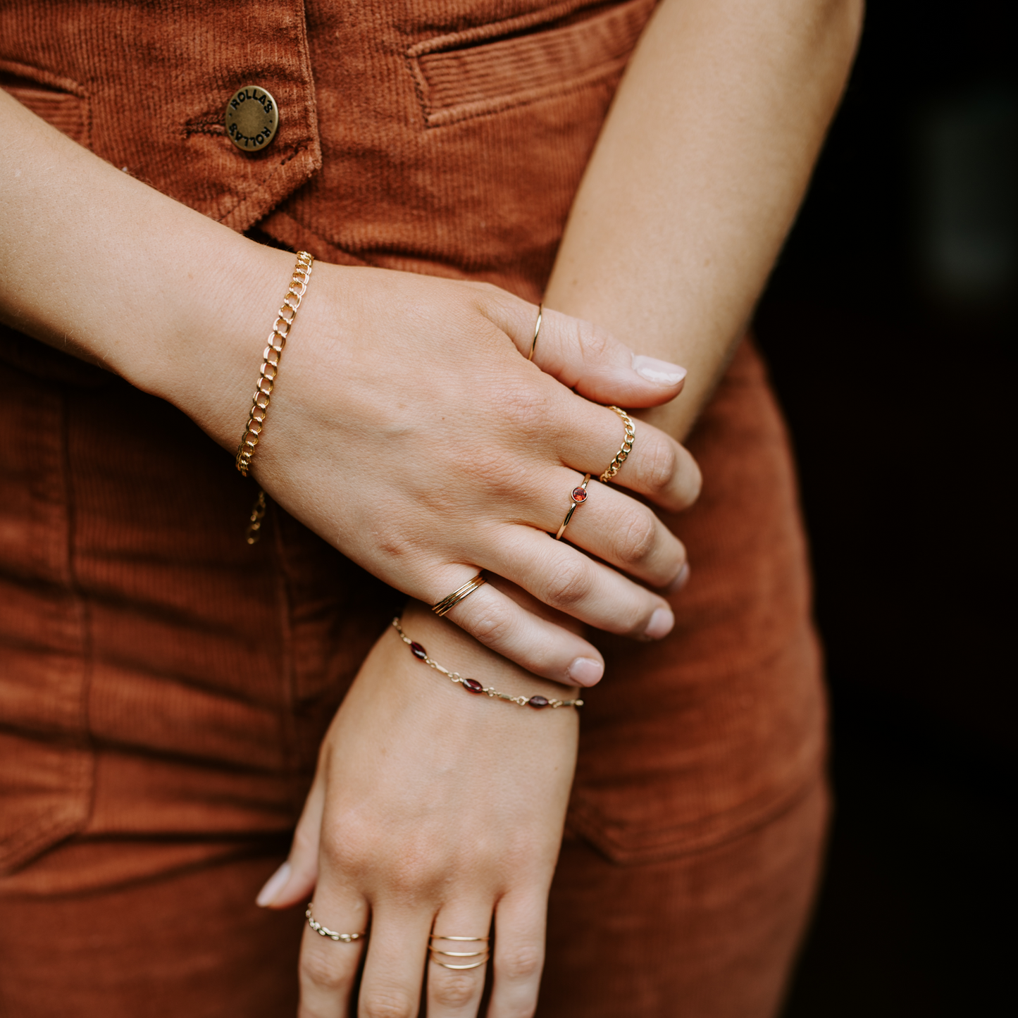 Classic Jewel Ring - Garnet