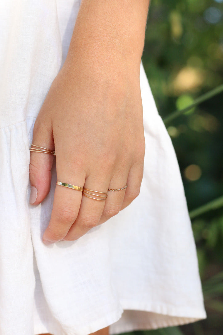 Twisted Stacking Ring