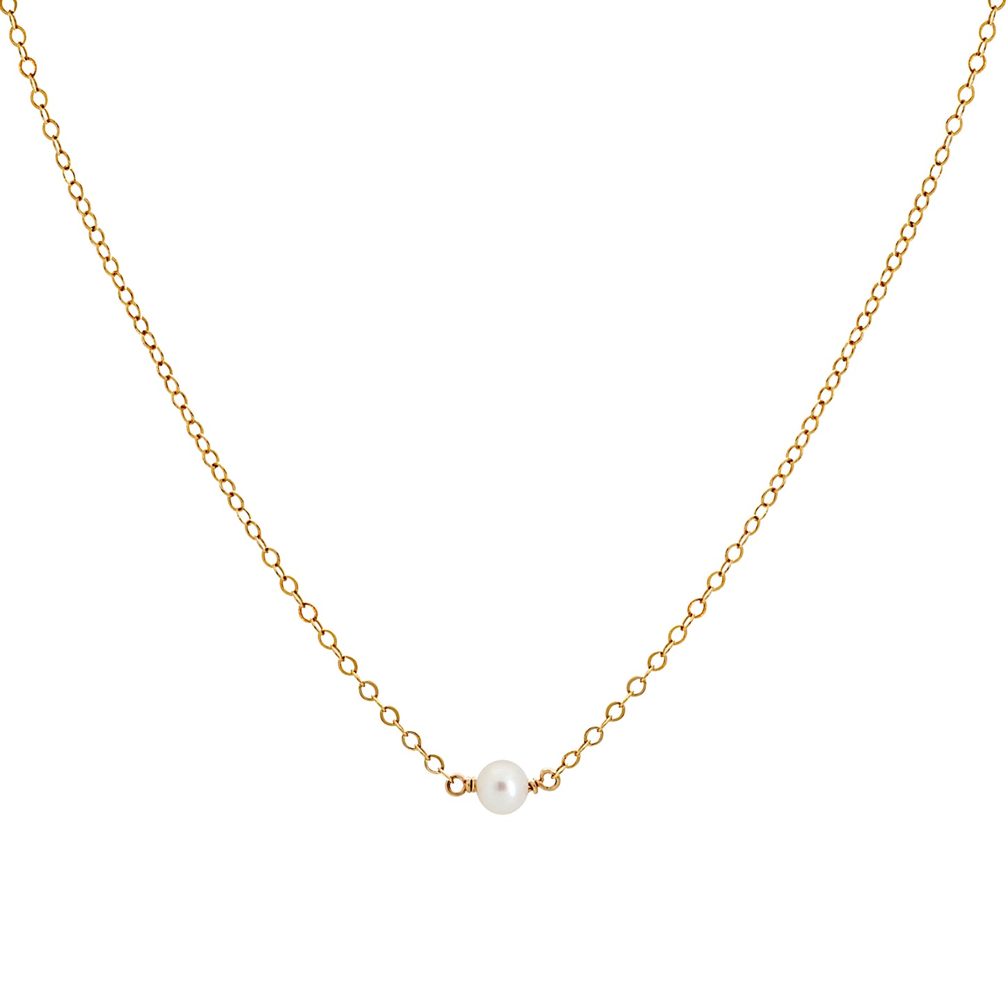 Simp Necklace - White Pearl