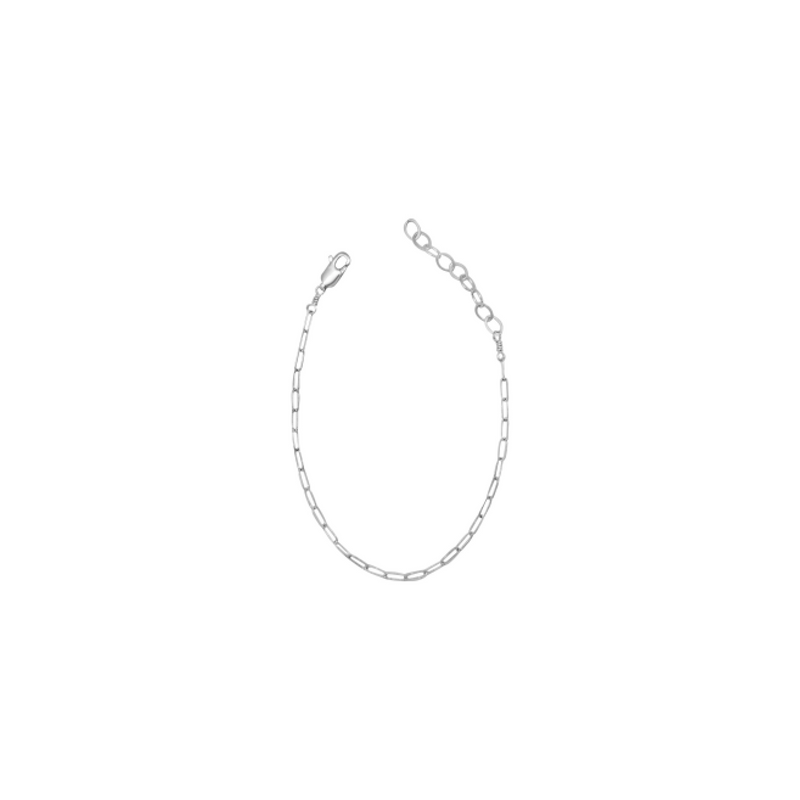 Paperclip Chain Bracelet - Small (Silver)