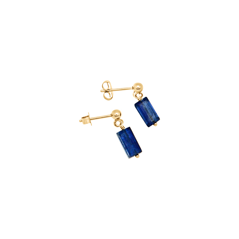 Nightingale Earrings - Blue Kyanite