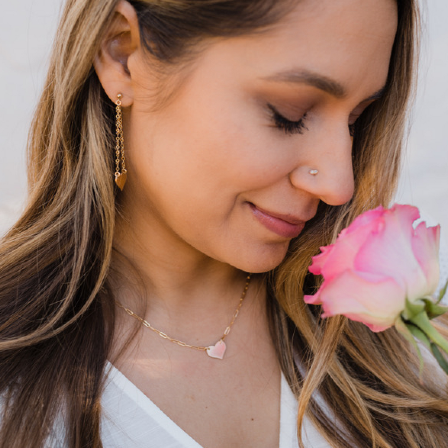 Paper Heart Necklace