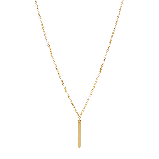 Basic Bar Necklace - Vertical