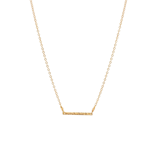 Basic Bar Necklace - Horizontal
