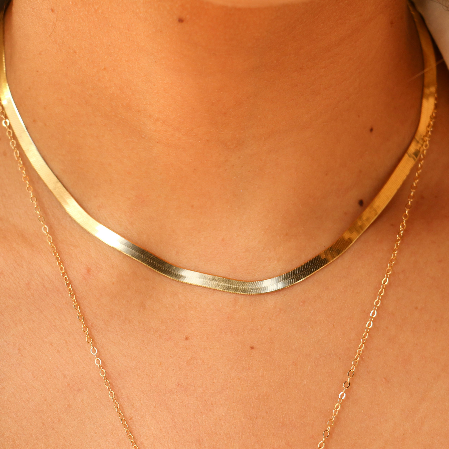 Luxe Herringbone Necklace