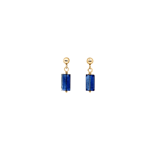 Nightingale Earrings - Blue Kyanite