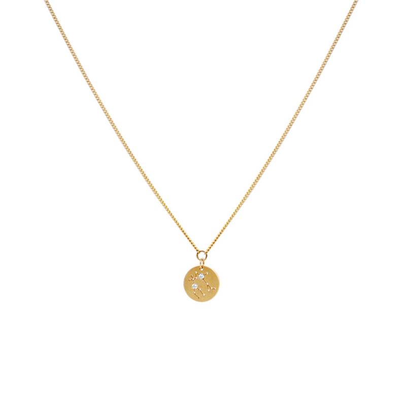 Gold Plated Constellation Necklace - Libra | Silvermoon