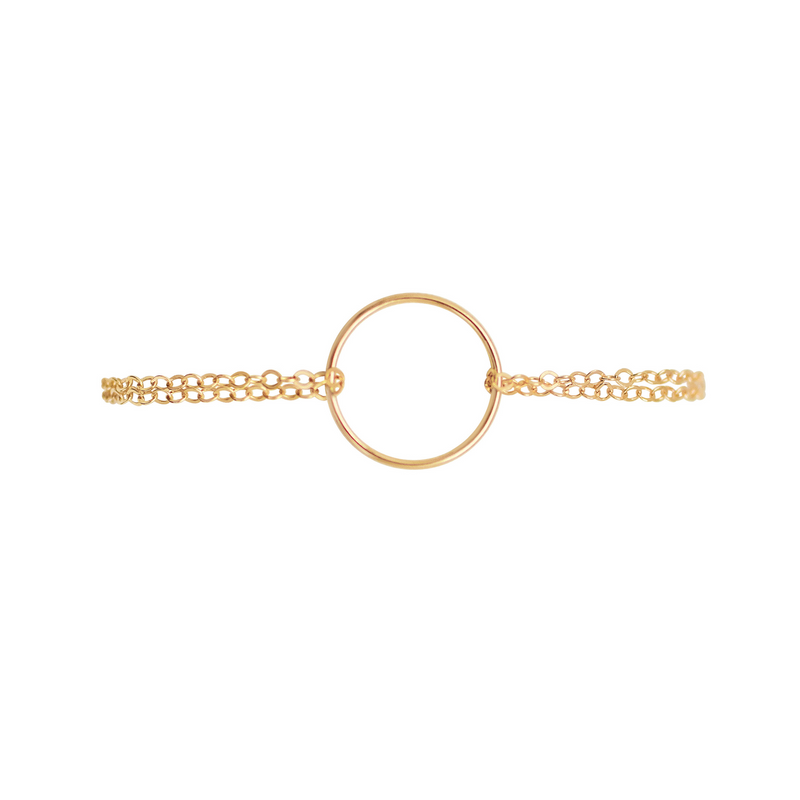 CARISSIMA Gold Women's 9 ct Yellow Gold Figure 8 Curb Bracelet of 19 cm/7.5  inch