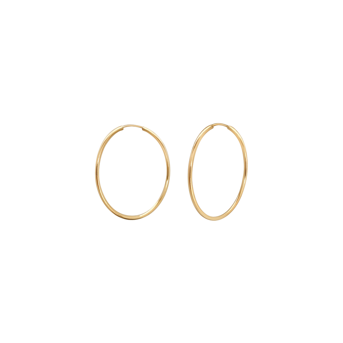 Plain Jane Hoop Earrings - Medium